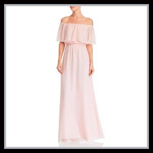 Wayf Pink Prom or Formal Gown with Overlay XL